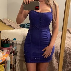 Free People Lace Me Up Bodycon Dress